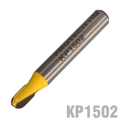 ROUND NOSE VEINING BIT ONE FLUTE 3/16' X 5/16' 1/4' SHANK — image 1