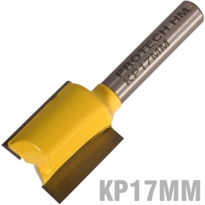STRAIGHT BIT 17MM X 20MM CUT 2 FLUTE METRIC 1/4' SHANK — image 1