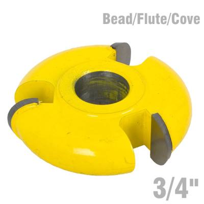 3 WING CUTTER 3/4' BEAD/FLUTE/COVE — image 1