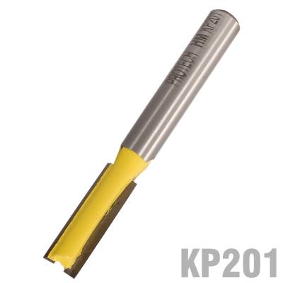 STRAIGHT BIT 1/4' (6.35MM) X 3/4'(19MM) TWO FLUTE 1/4' SHANK — image 1