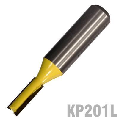 STRAIGHT BIT 1/4' (6.35MM) X 3/4'(19MM) TWO FLUTE 1/2' SHANK — image 1