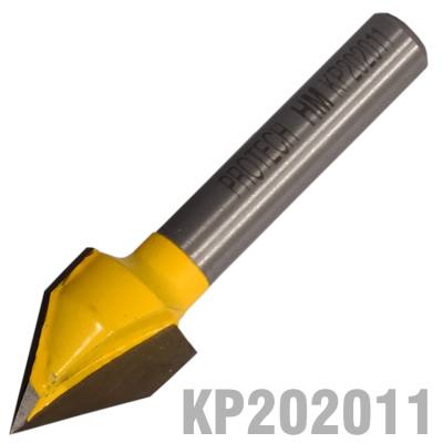 V-GROOVE 1/2' X  5/8' 60 DEGREE 1/4' SHANK — image 1