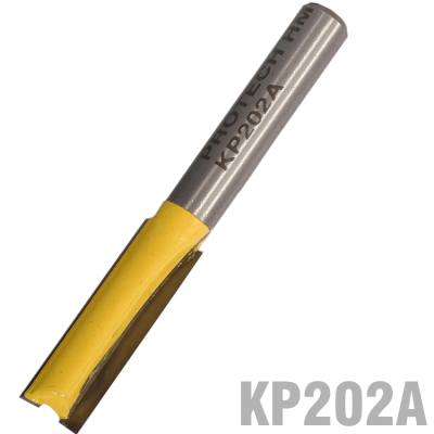 STRAIGHT BIT 5/16' (7.9MM) X 1'(25.4MM) TWO FLUTE LONG 1/4' SHANK — image 1