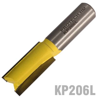 STRAIGHT BIT 9/16' (14.3MM) X 1 1/4'(31.8MM) TWO FLUTE 1/2' SHANK — image 1