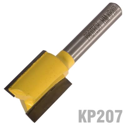 STRAIGHT BIT 5/8' (15.9MM) X 3/4'(19MM) TWO FLUTE 1/4' SHANK — image 1