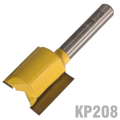 STRAIGHT BIT 3/4'(19MM) X 3/4'(19MM) TWO FLUTE 1/4' SHANK — image 1