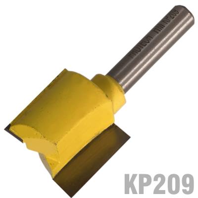 STRAIGHT BIT 7/8'(22.2MM) X 3/4'(19MM) TWO FLUTE 1/4' SHANK — image 1