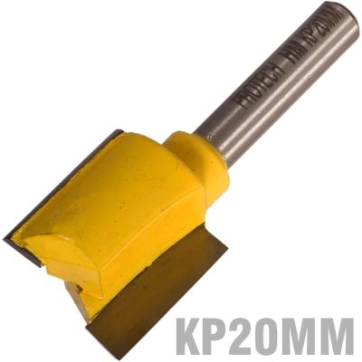 STRAIGHT BIT 20MM X 20MM CUT 2 FLUTE METRIC 1/4' SHANK — image 1