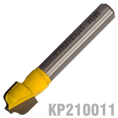 OGEE PLUNGE CUTTING 3/8' X 3/8' (1/8'DIAMETER) 1/4' SHANK — image 1