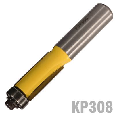 TRIM BIT 1/2' X 1'WITH BOTTOM BEARING 1/2' SHANK — image 1