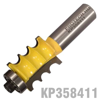 TRIPLE BEAD BIT 7/8' X 1' TWO FLUTES 1/2' SHANK — image 1