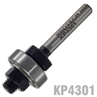 ARBOR FOR SLOTTING CUTTER C/W BEARING. NUT & 2 X WASHERS 1/4' SHANK — image 1