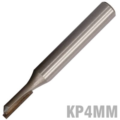 STRAIGHT BIT 4MM X 13MM SINGLE FLUTE METRIC 1/4' SHANK — image 1