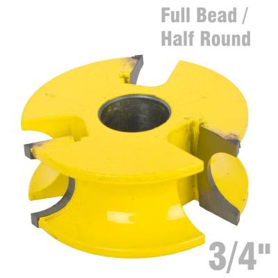 FULL BEAD/HALF ROUND  3/4' — image 1