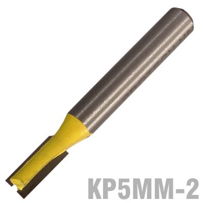 STRAIGHT BIT 5MM X 12MM TWO FLUTE METRIC 1/4' SHANK — image 1