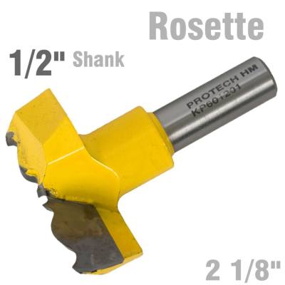 ROSETTE BIT 54MM (2 1/8'CUTTING DIAMETER) 1/2' SHANK 601201 — image 1