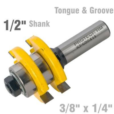 TONGUE & GROOVE ASSEMBLY 3/8' X 1/4' 1/2' SHANK — image 1