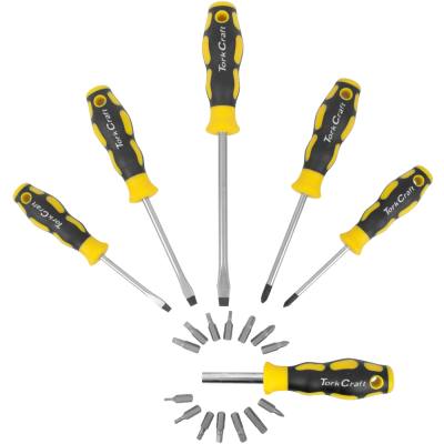 20PC SCREWDRIVER SET INCLUDES INSERT BITS — image 1