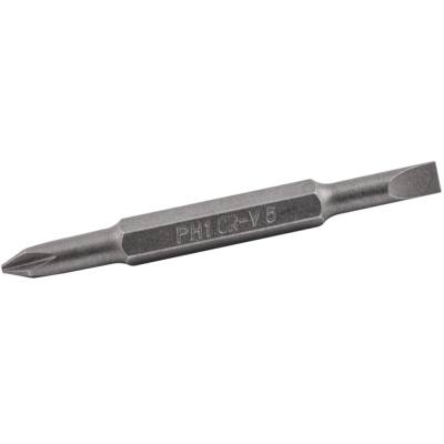 REPLACEMENT BIT 65MM DOUBLE ENDED 6MM.SL5MM/PH1 FOR KT2677 — image 1
