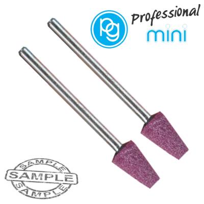 RUBY GRINDING STONES 8X12MM.CONE.SH3MM.2PCS — image 1