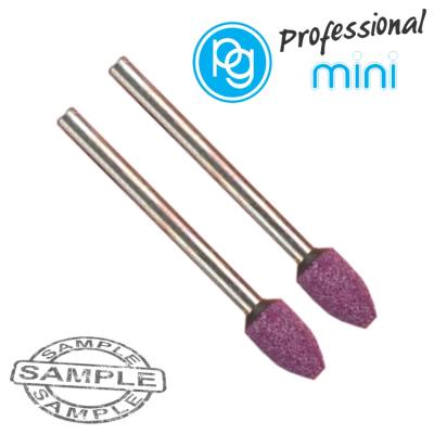 RUBY GRINDING STONES 6X10MM.BULET.SH3MM.2PCS — image 1