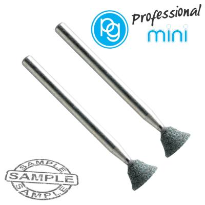 SILICON CARBIDE STONES 8X6MM.REVERSE TAPER.SH3MM.2PCS — image 1