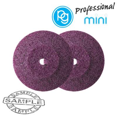 LENTICULAR GRINDING STONES.RUBY ABV.22MM.2PCS — image 1