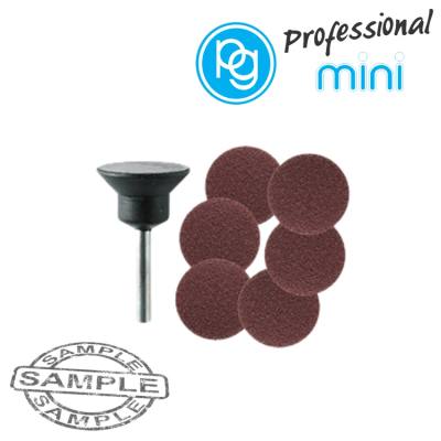 BACKING PAD 20MM.SH 3.2MM + SANDING DISCS.6PCS — image 1