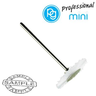 WHITE NYLON WHEEL BRUSH 21MM.SH 2.35MM — image 1