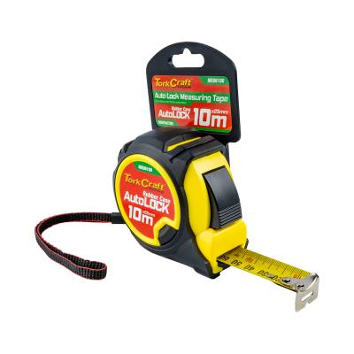 MEASURING TAPE AUTOLOCK 10M X 25MM RUBBER CASING MATT FINISH — image 1