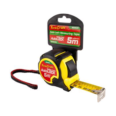 MEASURING TAPE AUTOLOCK 5M X 25MM LONG LIFE CONTRACTOR — image 1