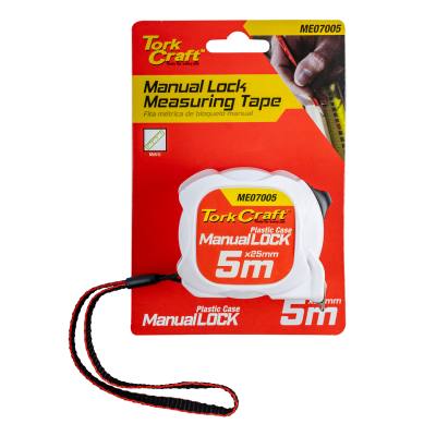 MEASURING TAPE M/LOCK 5M X 25MM PLASTIC CASING — image 1