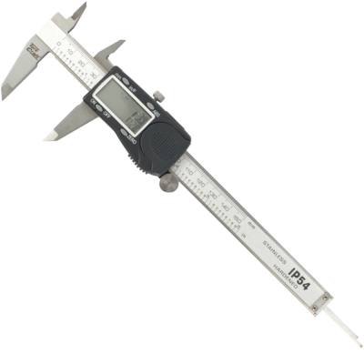 VERNIER DIGITAL 150MM S/STEEL 0.01MM ACC. ABS FUNC. IP54 METRIC / INCH — image 1