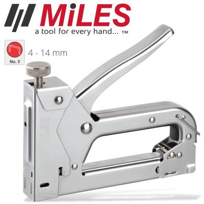 STAPLE GUN METAL BODY TENSION ADJ 22G 4-14MM JT21 STAP RELOAD IND — image 1