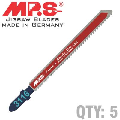 JIGSAW BLADE  100MM 12TPI TAPERED T-SHANK T101A — image 1