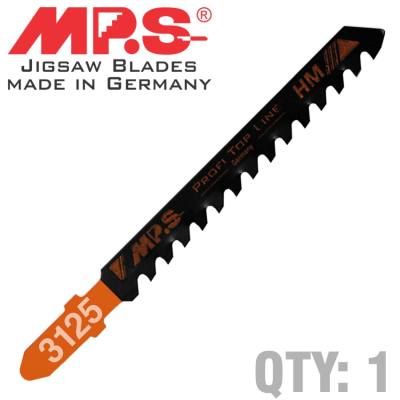 JIGSAW BLADE TUNGSTEN TIP T-SHANK 6TPI 100MM 1/PACK T141HM — image 1
