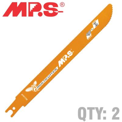 SABRE SAW METAL&WOOD 200MM MULTICUTTER U-SHANK 10&14TPI 2/PK — image 1