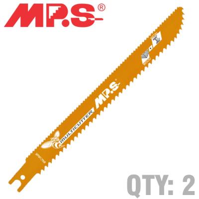 SABRE SAW SOFTWOOD 200MM MULTICUTTER U-SHANK 6&10TPI 2/PK — image 1
