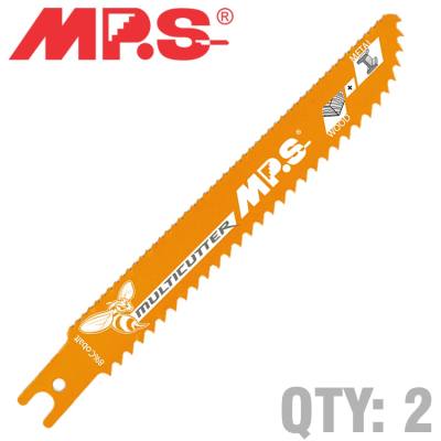 SABRE SAW METAL&WOOD 150MM MULTICUTTER U-SHANK 6&10TPI 2/PK — image 1
