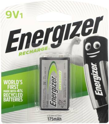 RECHARGE  9V BATTERY-1PACK (MOQ6) ENERGIZER — image 1