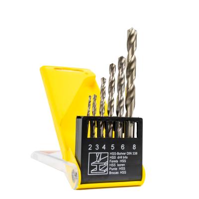 DRILL BIT SET 6PC HSS ROLL FORGED 2-8MM — image 1