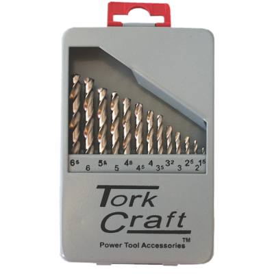 DRILL BIT SET 13PCE HSS GROUND BRIGHT FINISH — image 1