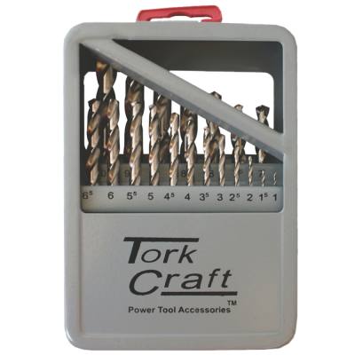 DRILL BIT SET 19PCE HSS GROUND BRIGHT FINISH — image 1