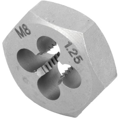 DIE CARB.STEEL 8X1.25MM 1/CASE — image 1