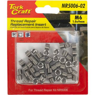 THREAD REPAIR KIT M6 X 1.0 X 1.5D REPL. INSERTS FOR NR5006 — image 1