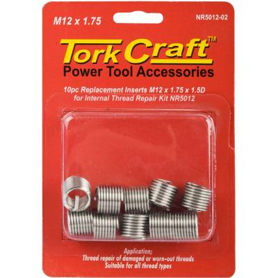 THREAD REPAIR KIT M12 X 1.75 X 1.5D REPL. INSERTS FOR NR5012 — image 1