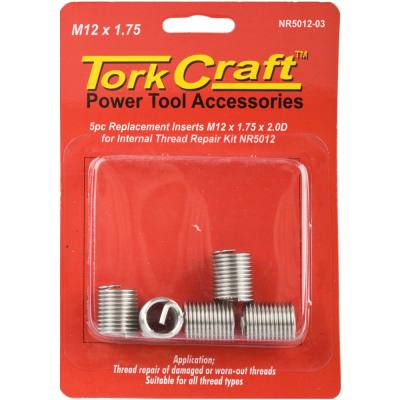 THREAD REPAIR KIT M12 X 1.75 X 2.0D REPL. INSERTS FOR NR5012 — image 1
