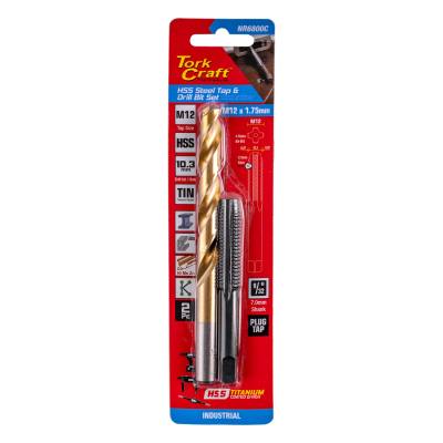 TAP HSS 12X1.75 & DRILL 10.3MM 2PC SET — image 1