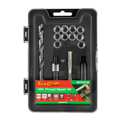 THREAD REPAIR KIT 14PC M10 X 1.25 X 14MM FLANGE INSERT — image 1