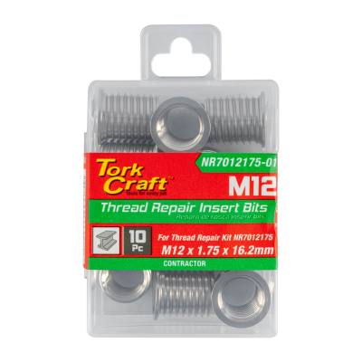 REPL. INSERT 10PC M12 X 1.75 X 16.2MM S/STEEL FOR NR7012175 — image 1